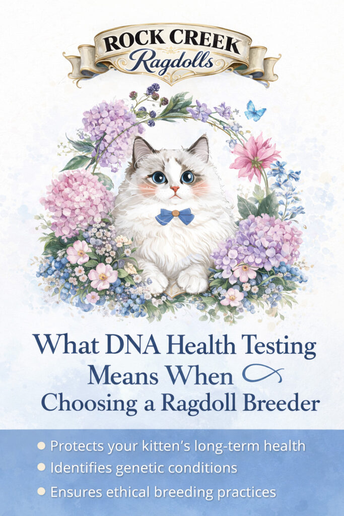 ROCKCREEK RAGDOLLS DNA TESTING - graphic