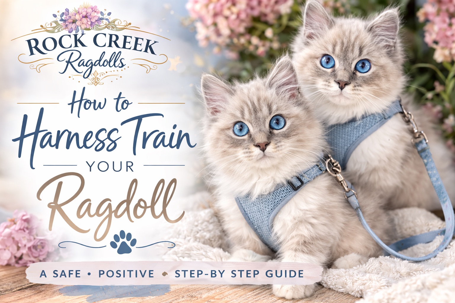 GRAPHIC ROCKCREEK RAGDOLLS - HARNESS TRAINING