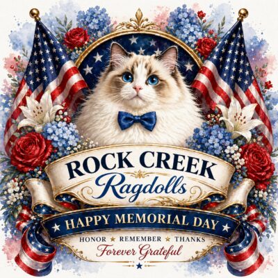 ROCK CREEK RAGDOLLS MEMORIAL DAY GRAPHIC