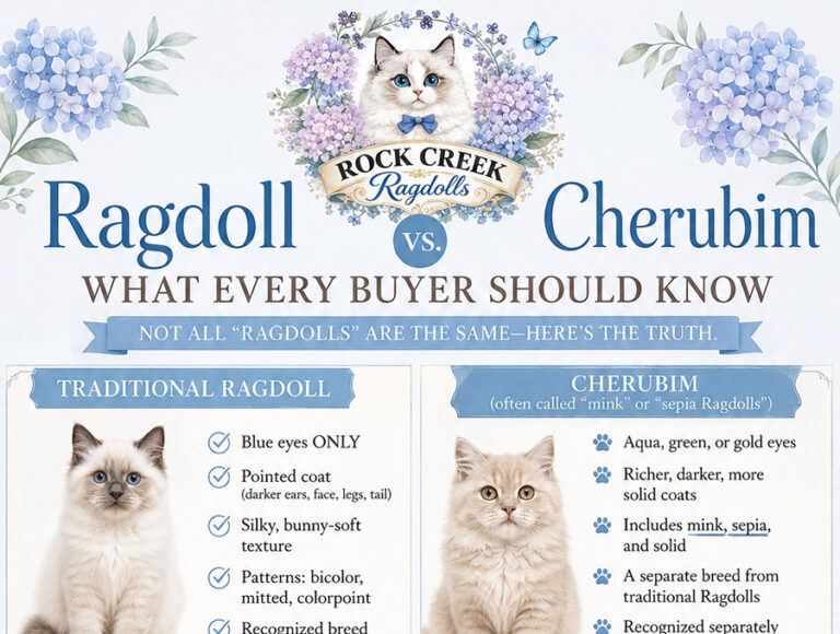 ROCK CREEK RAGDOLLS GRAPHIC - RAGDOLL VS CHERUBIM