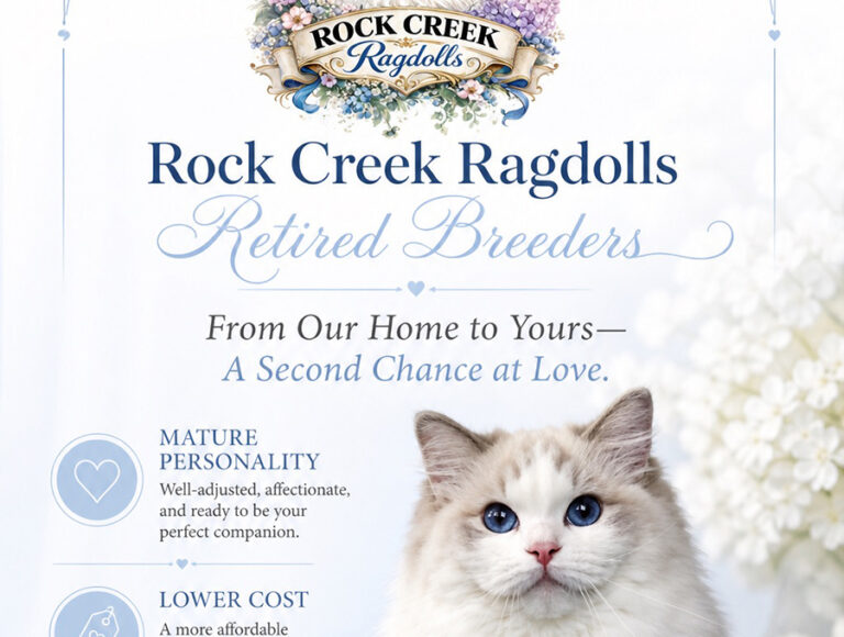 RCR GRAPHIC - RETIRED RAGDOLLS / BREEDERS